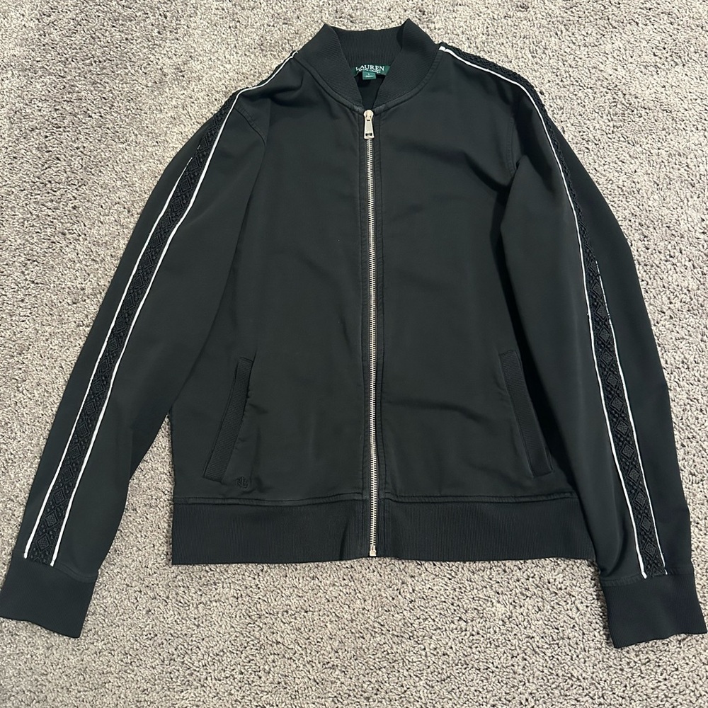 Ralph Lauren Black Zip-Up Jacket